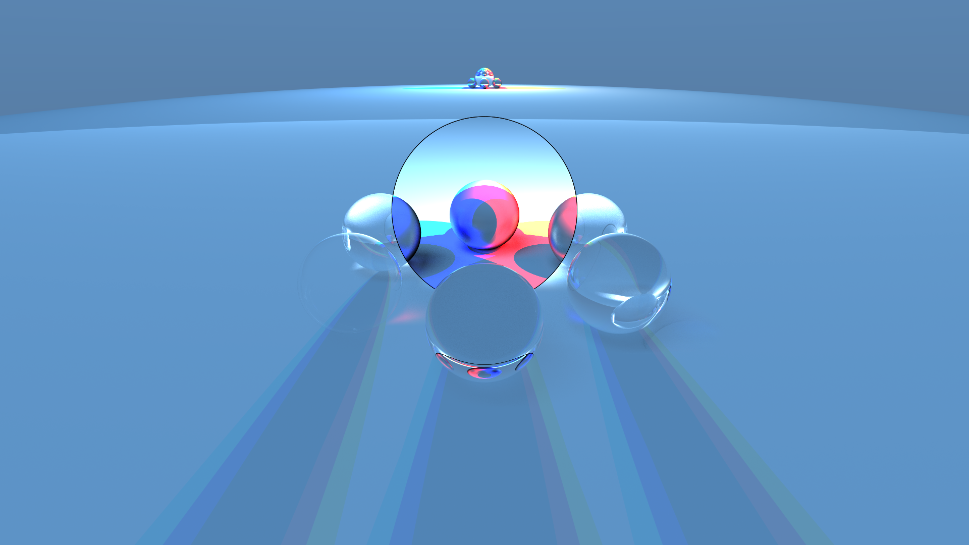 Raytracing render.